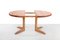 Round Extendable Dining Room Table from NC Mobler, Sweden, Image 3