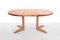Round Extendable Dining Room Table from NC Mobler, Sweden, Image 4