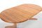 Round Extendable Dining Room Table from NC Mobler, Sweden, Image 5
