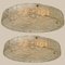 Large Textured Glass Flush Mounts from Kaiser, 1960s, Set of 2, Image 2