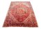 Geometric Heriz Rug in Dark Red with Border and Medallion 6
