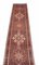 Patterned Bidjar Runner Rug in Dark Red with Border 3