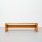 Large Wood Bench by Charlotte Perriand for Les Arcs, 1960s 4