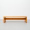 Large Wood Bench by Charlotte Perriand for Les Arcs, 1960s 9