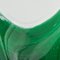 Jarrón de cristal de Murano verde, años 70, Imagen 9