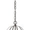 Glimminge Large 3 Arms Black Brass Ceiling Lamp from Konsthantverk 2