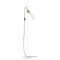 Spell Floor Lamp White Brass by Johan Carpner for Konsthantverk, Image 1