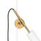 Lámpara de pie Spell de latón blanco de Johan Carpner para Konsthantverk, Imagen 3
