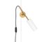 Spell Floor Lamp White Brass by Johan Carpner for Konsthantverk 2