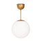 Glob Brass D30 Ceiling Lamp from Konsthantverk 4