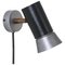 Kusk Black Leather and Iron Wall Lamp by Sabina Grubbeson for Konsthantverk, Image 1