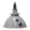 Vintage British Industrial Gray Enamel Pendant Light from Benjamin Electric Manufacturing Company 1