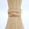 Mid-Century Rattan Sheaf of Wheat Floor Pedestal from McGuire, 1970s 1