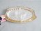 Silver Plated Tray with Crystal Glass Serving Bowls from HKE, Set of 6 10