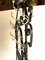 Art Nouveau Style Wrought Iron Coat Rack with Umbrella Stand, 1900s 3
