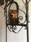 Art Nouveau Style Wrought Iron Coat Rack with Umbrella Stand, 1900s 4