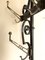 Art Nouveau Style Wrought Iron Coat Rack with Umbrella Stand, 1900s 9