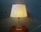 Acrylic Glass Table Lamp with Golden Details, 1970s 7
