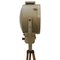 Vintage Industrial Tripod Brown Metal and Wood Spotlight Floor Lamp, Image 4