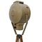 Vintage Industrial Tripod Brown Metal and Wood Spotlight Floor Lamp, Image 5