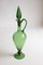 Ánfora o jarra etrusca de vidrio verde, Empoli, años 40, Imagen 1