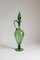 Etruscan Green Glass Amphora or Pitcher, Empoli, 1940s 2