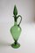Ánfora o jarra etrusca de vidrio verde, Empoli, años 40, Imagen 9