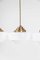 Opaline Pendant Lamp with Brass Rod 5