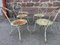 French Iron Garden Chairs, 1950s, Set of 4 9