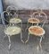 French Iron Garden Chairs, 1950s, Set of 4 1