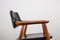 Model 43 Danish Chair in Teak and Skai by Erik Kirkegaard for Hong Stolefabrik, 1960s, Image 6