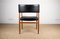 Model 43 Danish Office Chair in Teak and Skai Black by Erik Worts for Soro Stolefabrik, 1960s 16