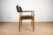 Model 43 Danish Office Chair in Teak and Skai Black by Erik Worts for Soro Stolefabrik, 1960s 3