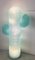 Lámpara de pie Murano Cactus Art de vidrio en verde agua, años 70, Imagen 7