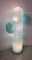 Murano Cactus Art Glass Round Water Green Color Floor Lamp, 1970s, Image 4