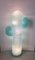Lámpara de pie Murano Cactus Art de vidrio en verde agua, años 70, Imagen 2