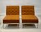 Camel Leather Armchairs by Florence Knoll, Set of 2 2