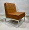 Camel Leather Armchairs by Florence Knoll, Set of 2 4