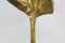 Italian Brass Leaf-Shaped Foglia Floor Lamp by Tommaso Barbi, 1970s 7