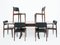 Table Extensible en Palissandre avec Chaises en Cuir Écologique par HW Klein pour Bramin, Danemark, Set de 7 1