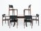 Tavolo allungabile in palissandro con sedie in ecopelle di HW Klein per Bramin, Danimarca, set di 7, Immagine 1