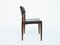 Tavolo allungabile in palissandro con sedie in ecopelle di HW Klein per Bramin, Danimarca, set di 7, Immagine 5