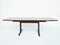 Danish Rosewood Extending Table with Eco-Leather Chairs by H. W. Klein for Bramin, Set of 7, Image 3