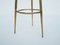 Italian High Stools in Brass, 1950s, Set of 2 5