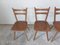 Scandinavian Bistro Chairs, Set of 4, Image 6