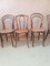 Bistro Wooden Curved Chairs, Set of 6 4