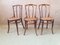 Bistro Wooden Curved Chairs, Set of 6 15