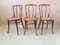 Bistro Wooden Curved Chairs, Set of 6, Image 15