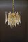 Vintage Italian Murano Glass and Brass Chandelier, 1960s, Image 8