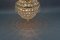 Crystal Glass and Brass Basket Chandelier 6